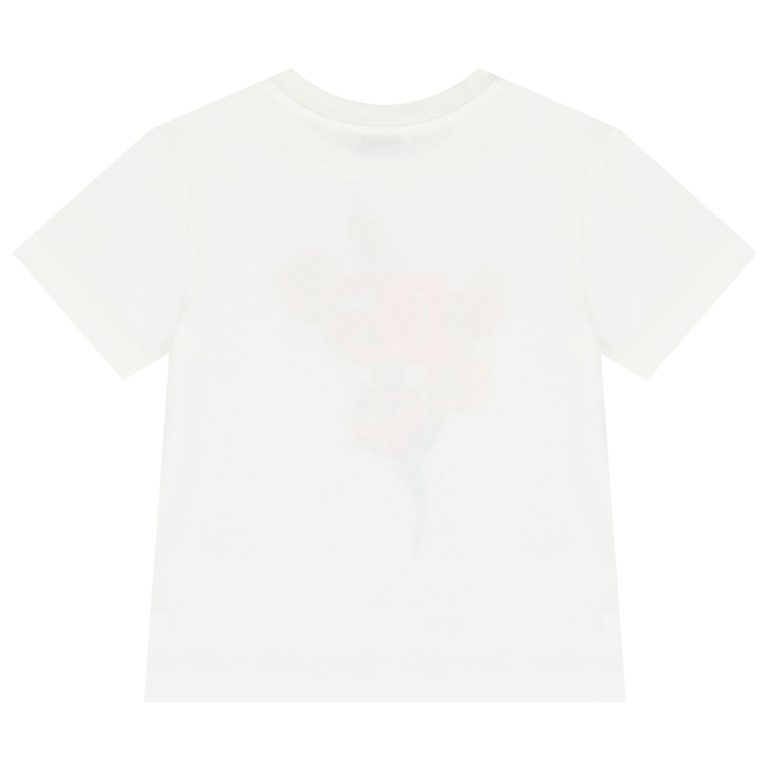 Girls White Tulip & Logo T-Shirt, 1, hi-res
