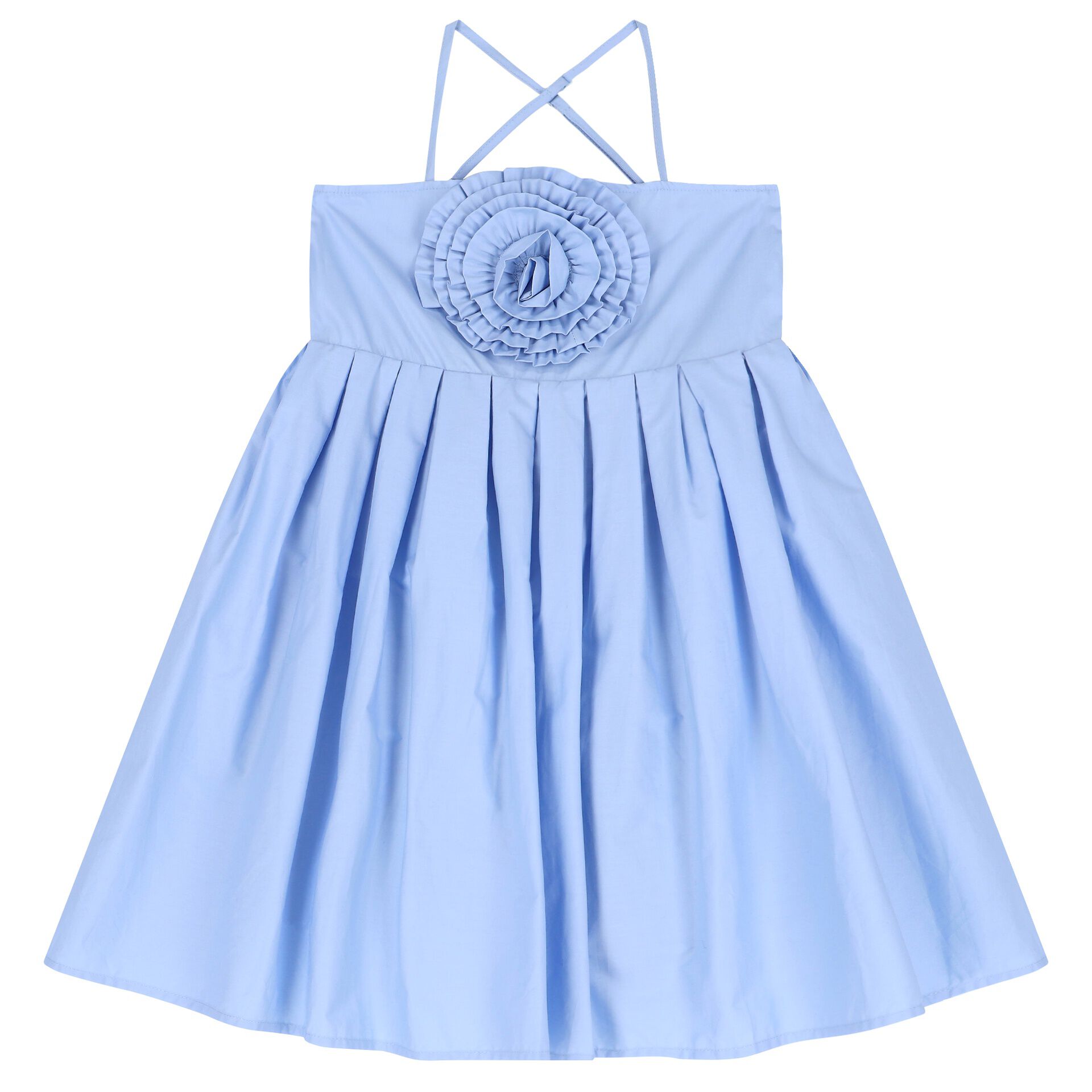 Blue flower dress new arrivals