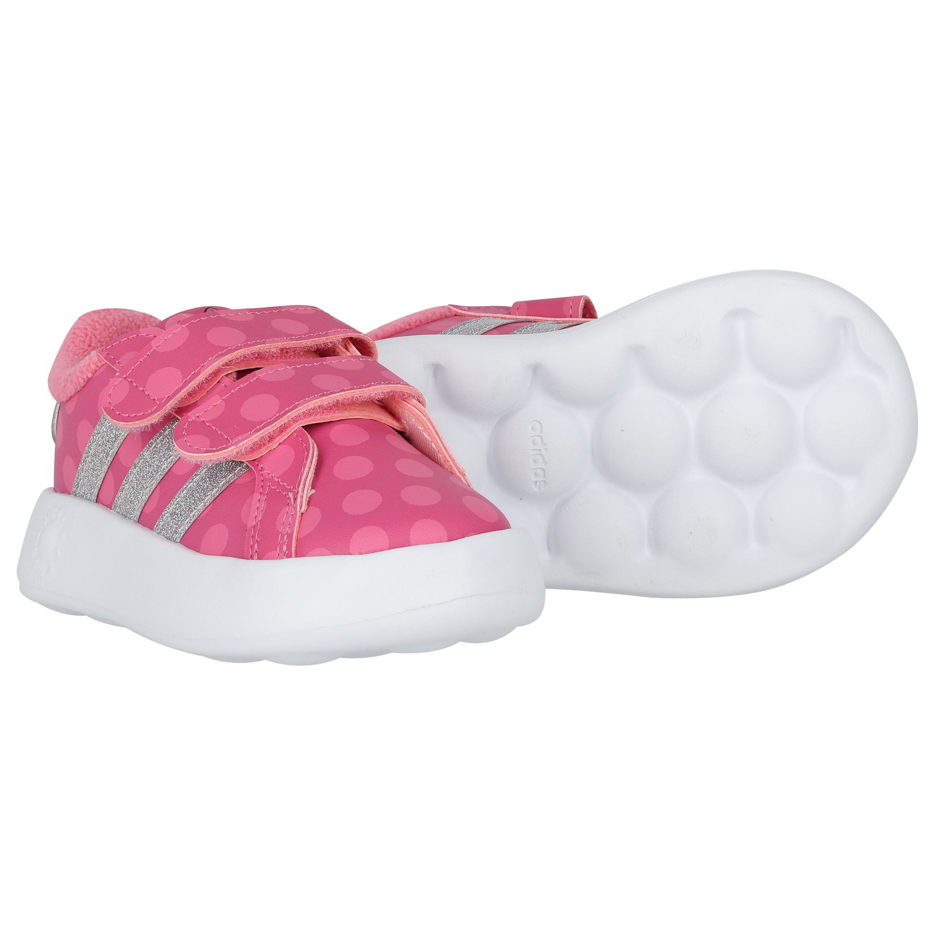 Pink adidas baby shoes discount