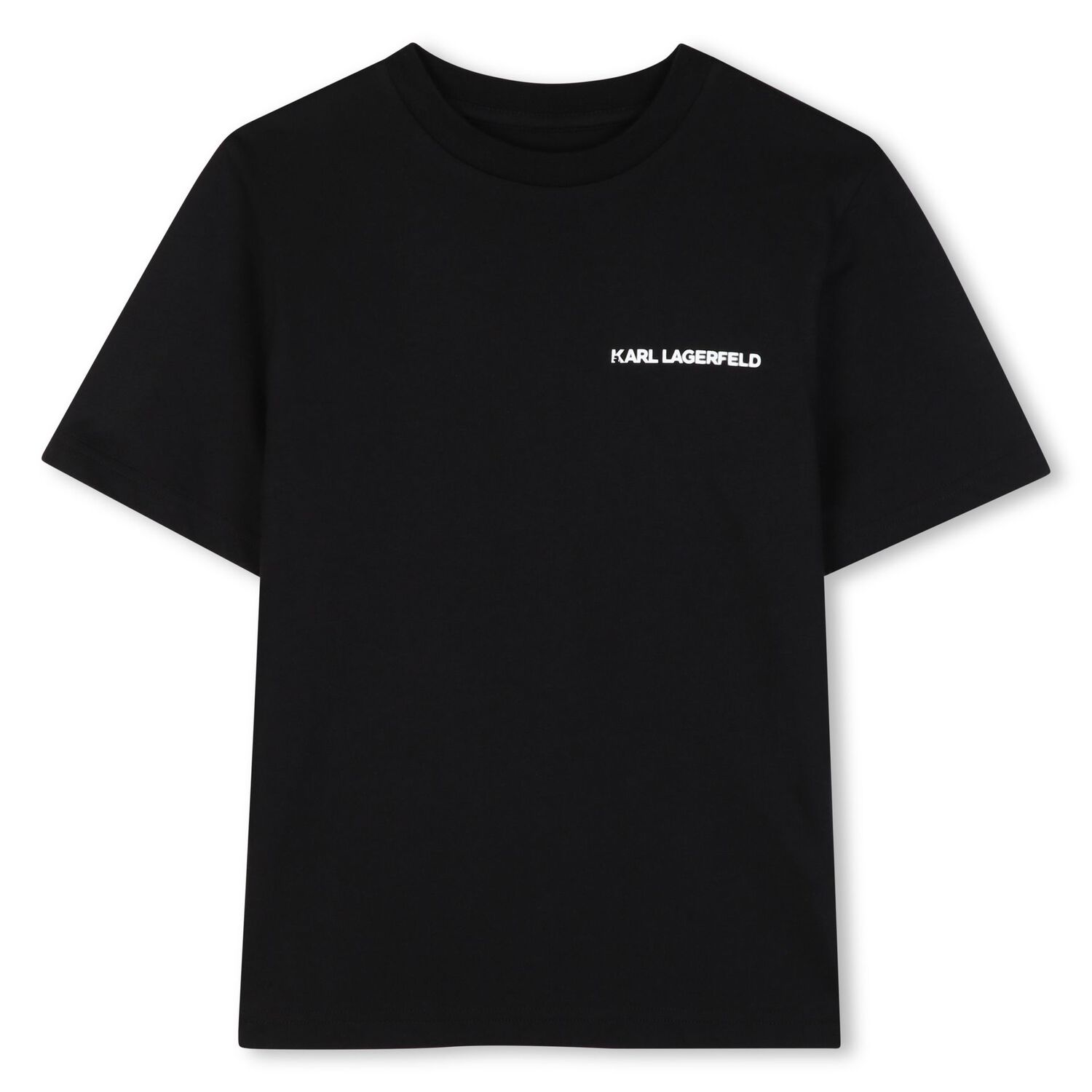 Boys Mini Me Black Logo T-Shirts ( 2 Pack ), 1, hi-res