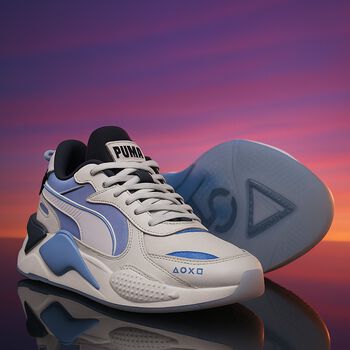 White RS-X PlayStation Jr Trainers