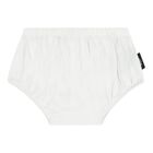 طقم فستان بشعار للبنات بلونين الأبيض و الوردي, 1, hi-res