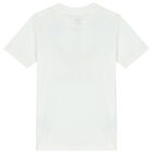 White Trefoil Logo T-Shirt, 1, hi-res