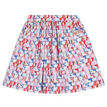 Girls Multi-Coloured Logo Skirt