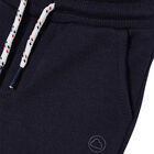 Younger Boys Navy Logo Joggers, 1, hi-res