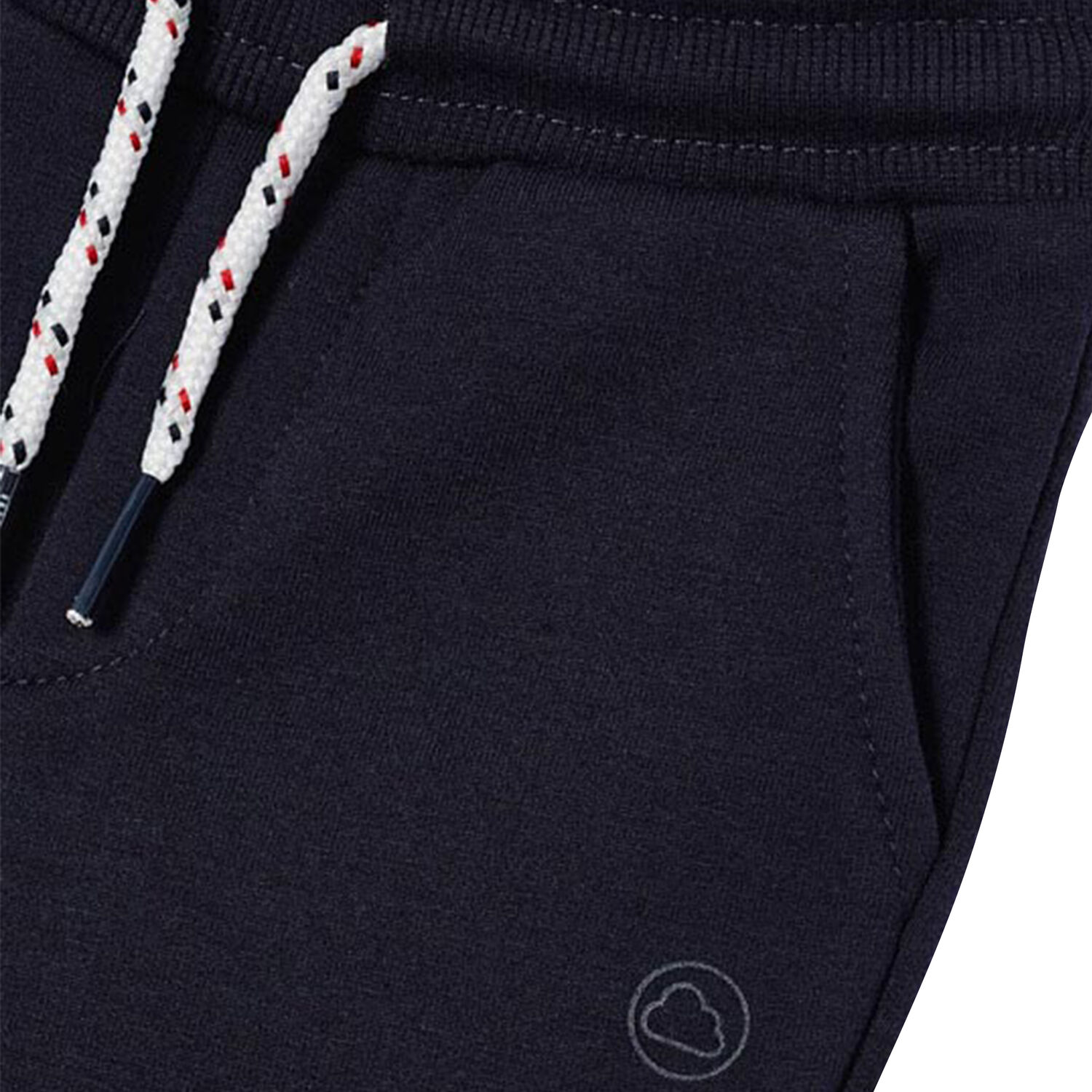 Younger Boys Navy Logo Joggers, 1, hi-res