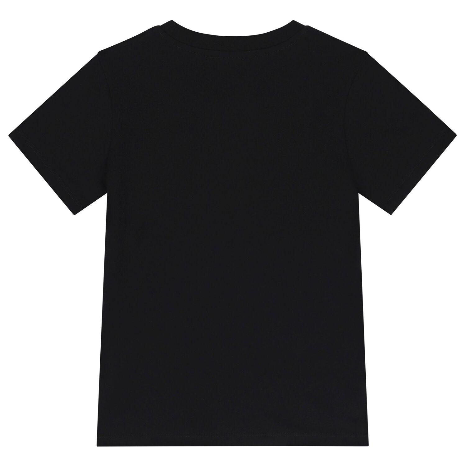 Boys Black & Silver Logo T-Shirt, 1, hi-res