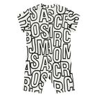 Baby Boys White & Black Logo Romper, 1, hi-res
