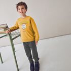 بدله رياضيه اولاد باللون الاصفر والرمادى , 2, hi-res