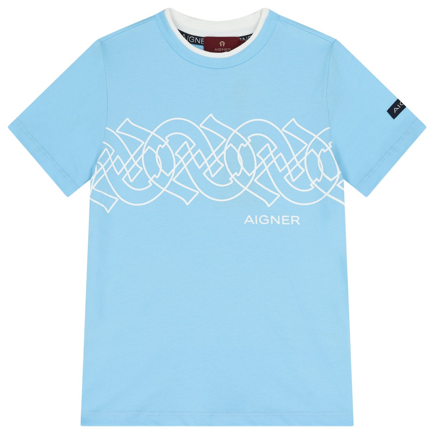 Boys Blue Logo T-Shirt, 1, hi-res