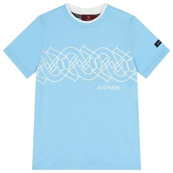 Boys Blue Logo T-Shirt