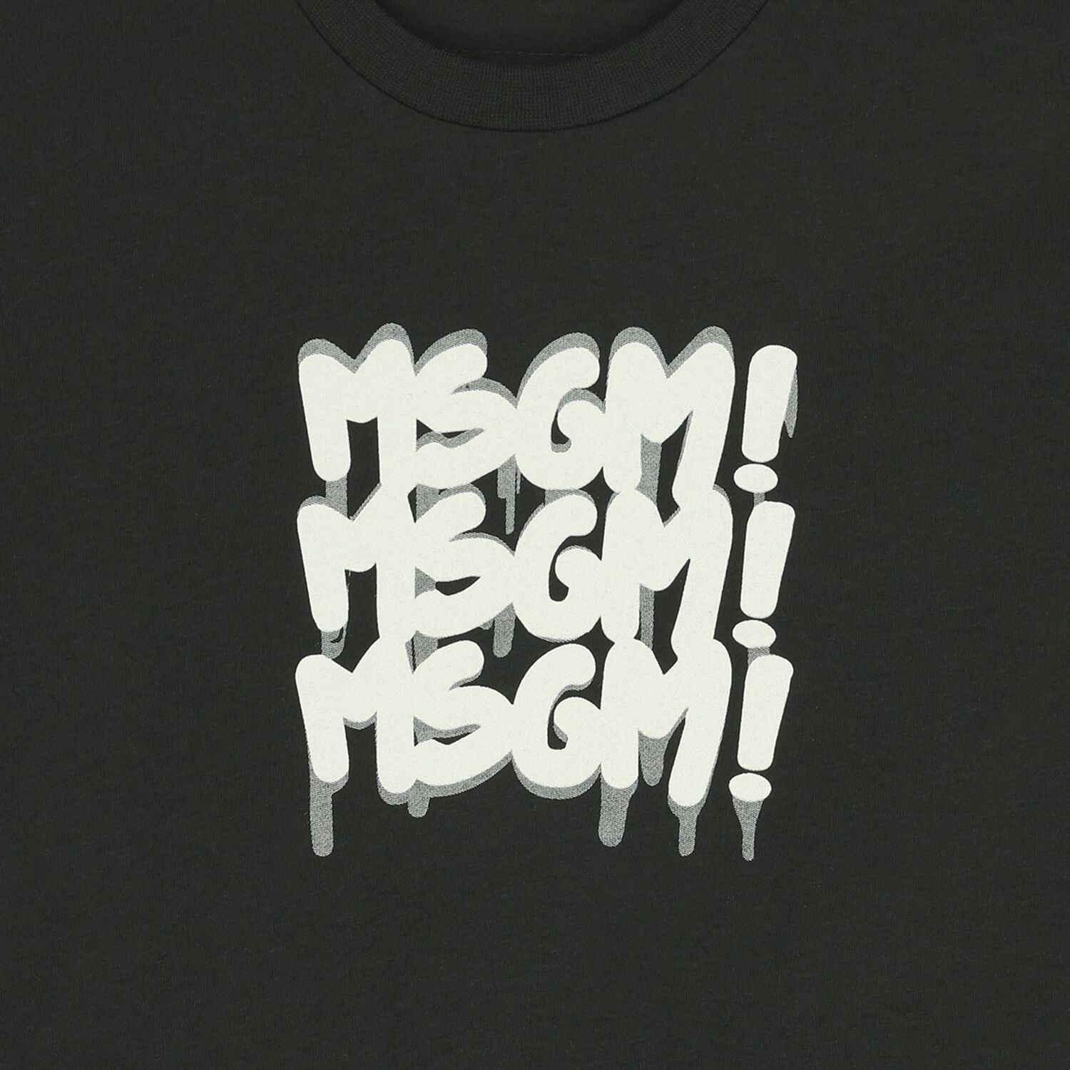 تيشيرت أسود بشعار للأولاد, 2, hi-res