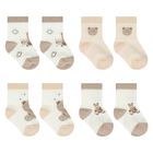 Beige & Ivory Baby Socks ( 4-Pack ), 1, hi-res