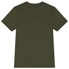 تي شيرت اولاد بالشعار باللون الأخضر , 1, hi-res