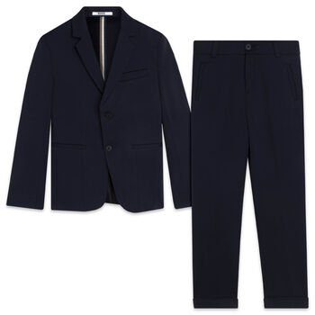 Boys Navy Blue Milano Suit