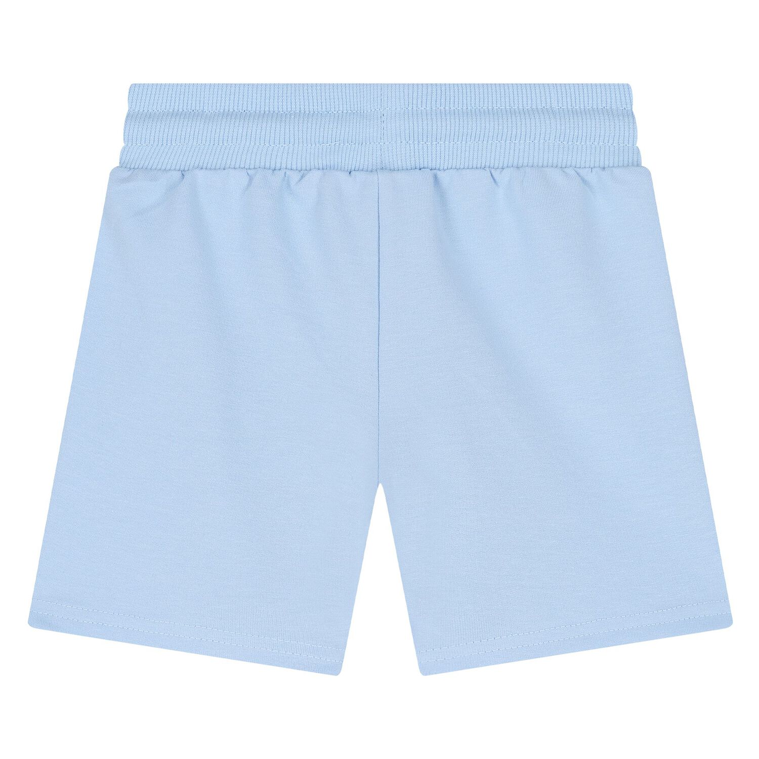 Younger Boys Blue Cotton Jersey Shorts, 4, hi-res image number null