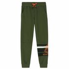 Boys Green Logo Joggers, 1, hi-res