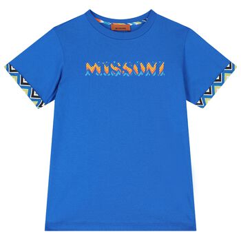 Boys Blue Logo T-Shirt