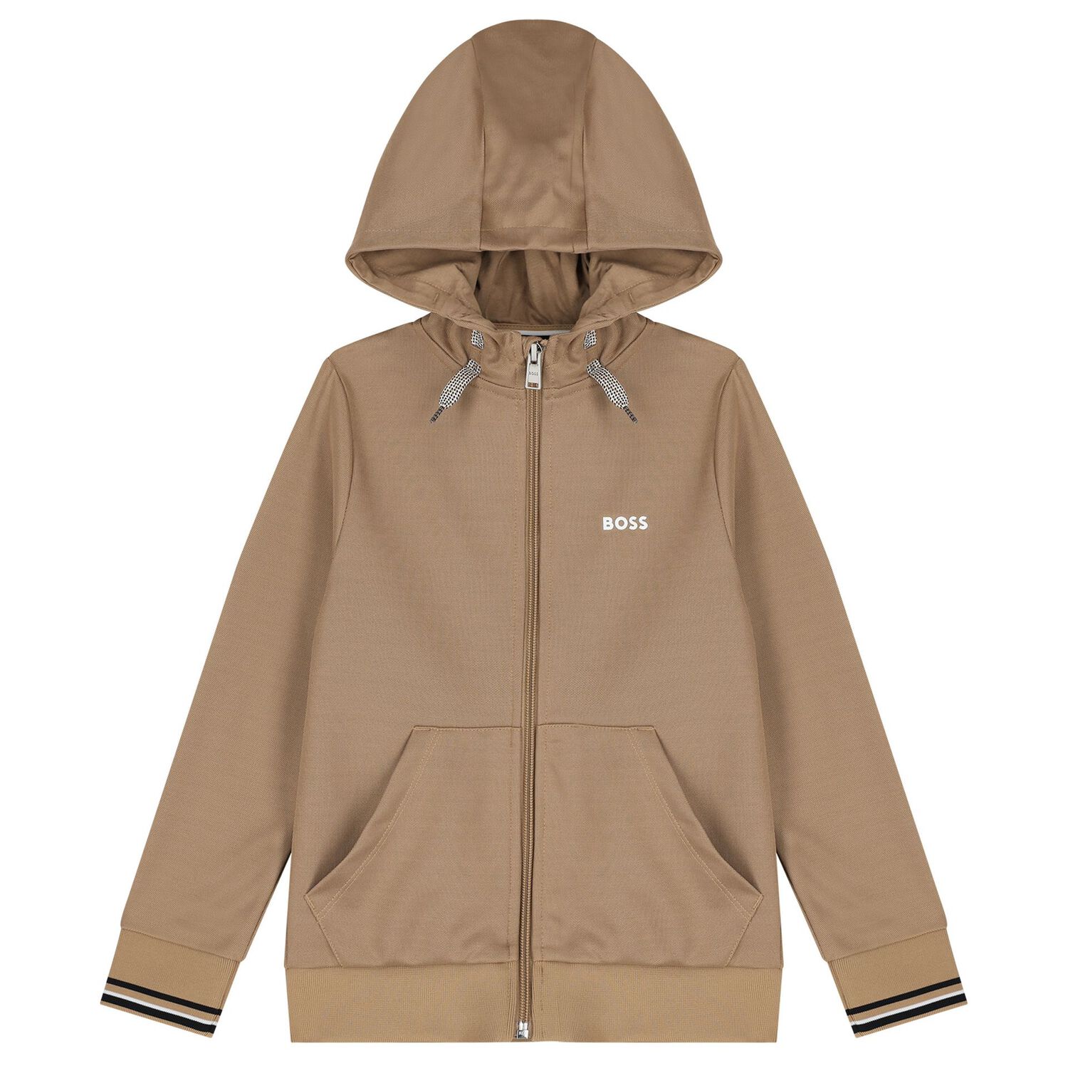 بدله رياضيه اولاد بالشعار باللون البيج, 2, hi-res image number null