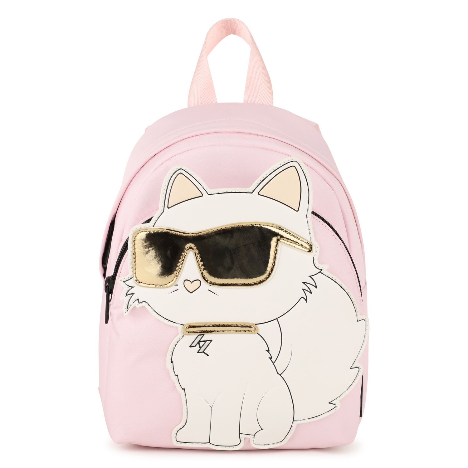 Girls Pink Choupette Logo Backpack, 1, hi-res