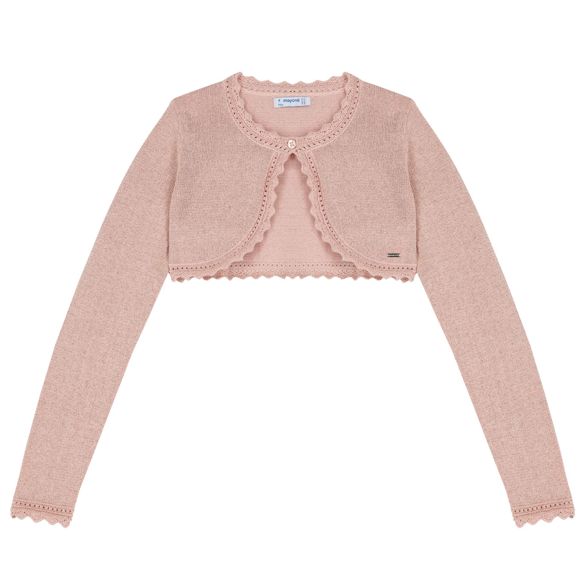 Ladies pink bolero sale