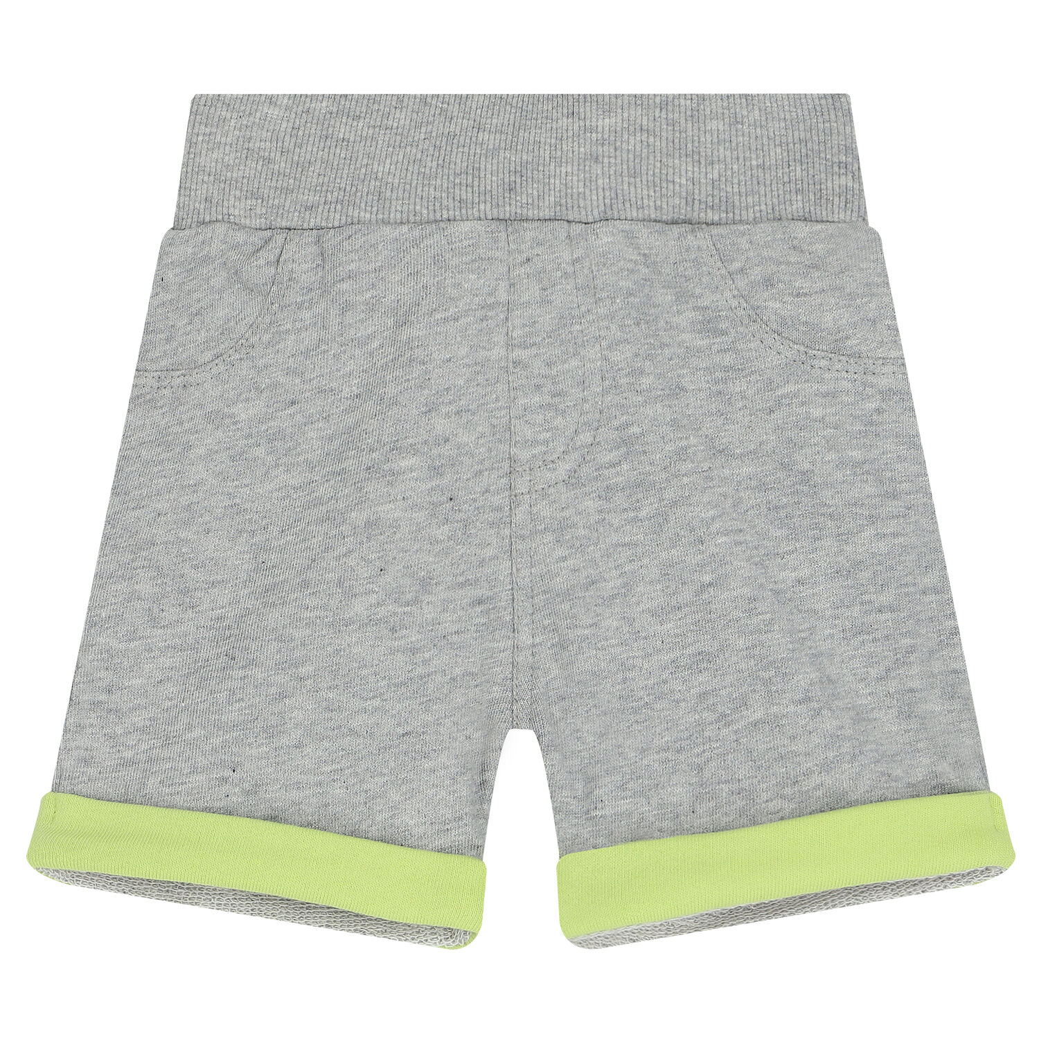 Younger Boys Green & Grey Shorts Set, 1, hi-res