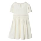 Girls Ivory Equestrian Knight Dress, 1, hi-res