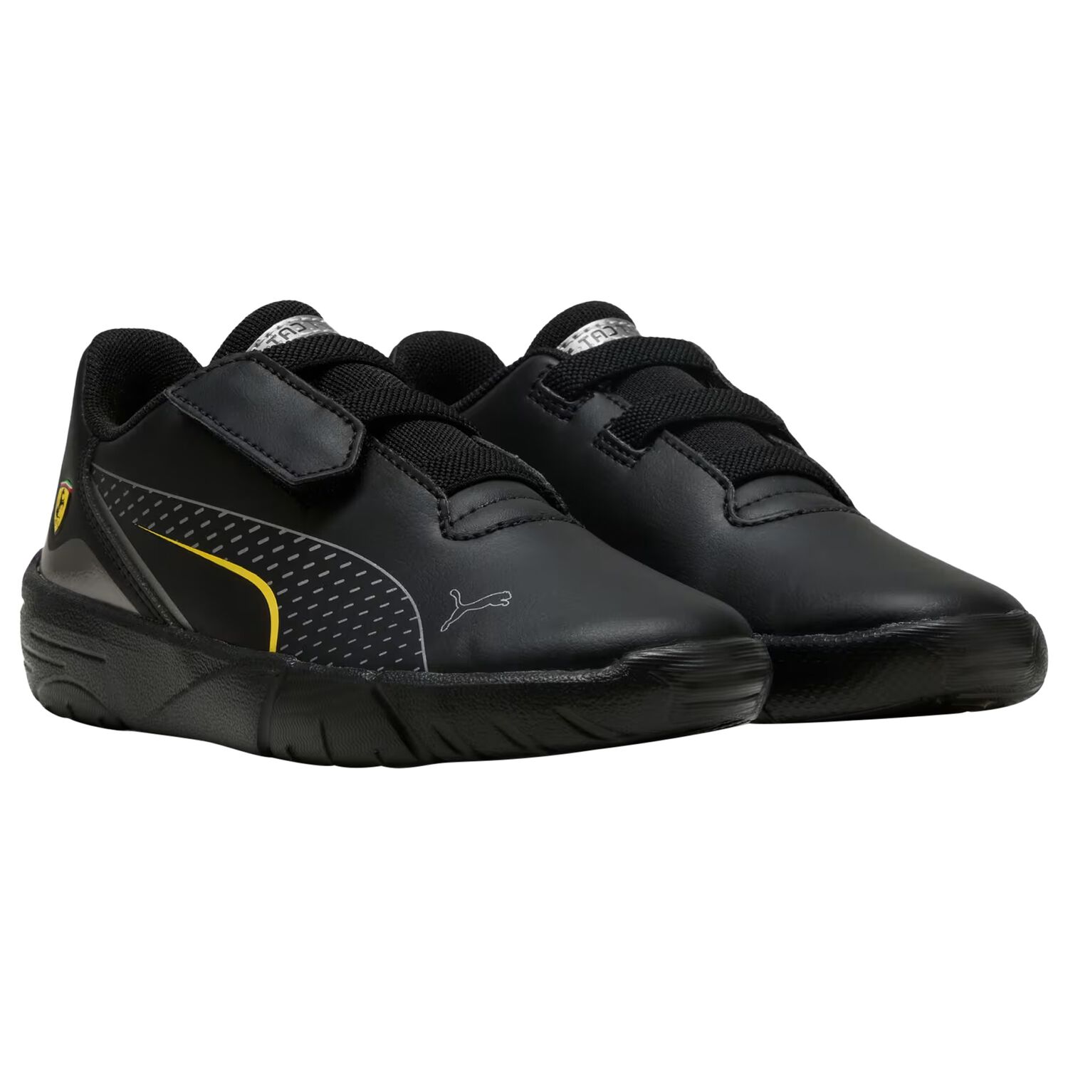 Boys  Black Ferrari Drift Cat Trainers, 1, hi-res