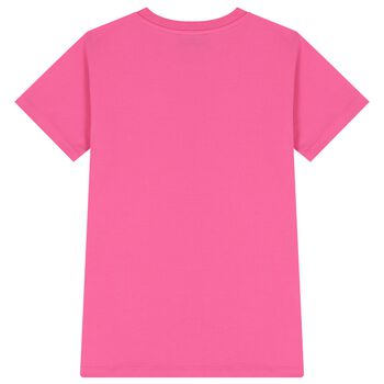 Girls Pink Logo Dress 
