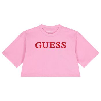 Girls Pink Logo T-Shirt