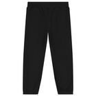 Boys Black Logo Joggers, 1, hi-res
