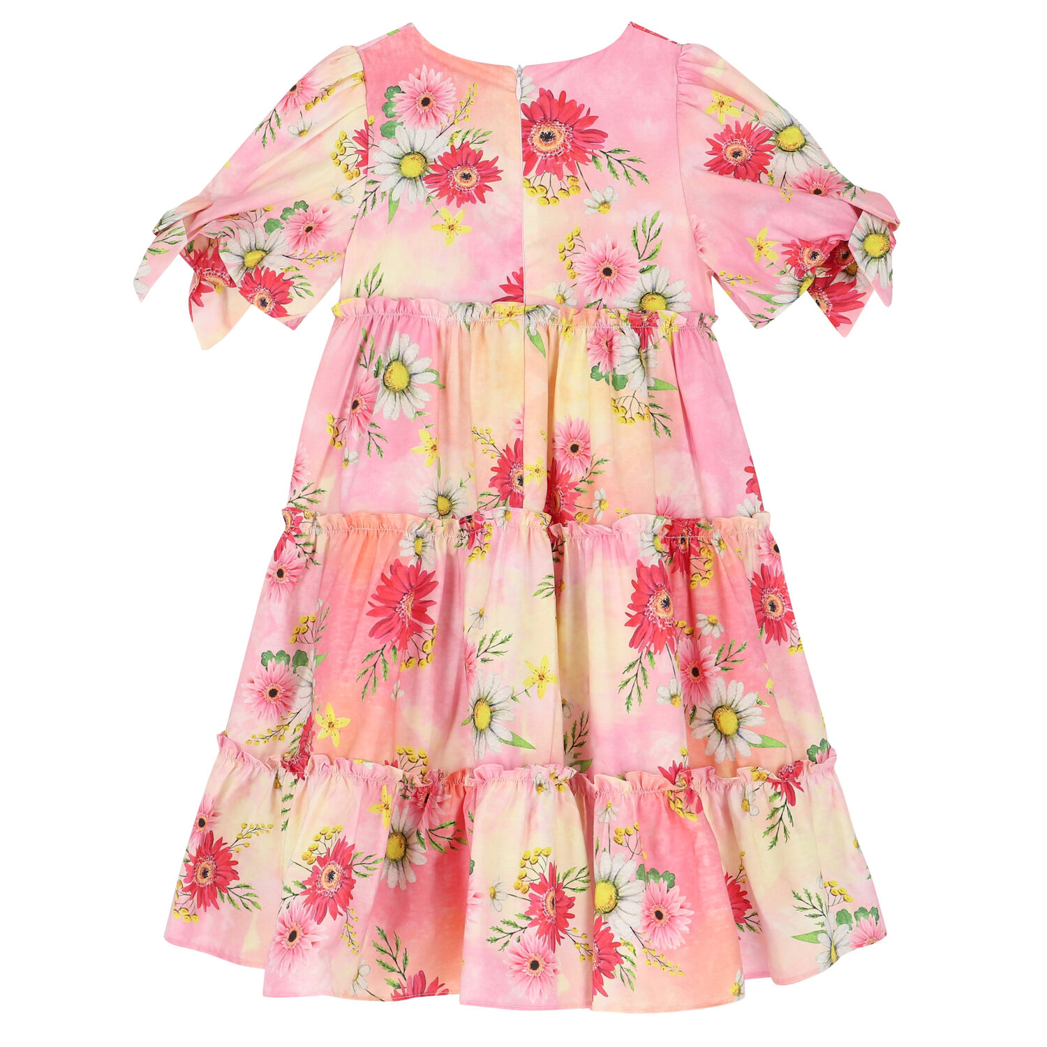 Girls Pink Floral Dress, 1, hi-res image number null