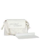 Baby Girls Ivory & Beige Geo Map Baby Changing Bag, 1, hi-res