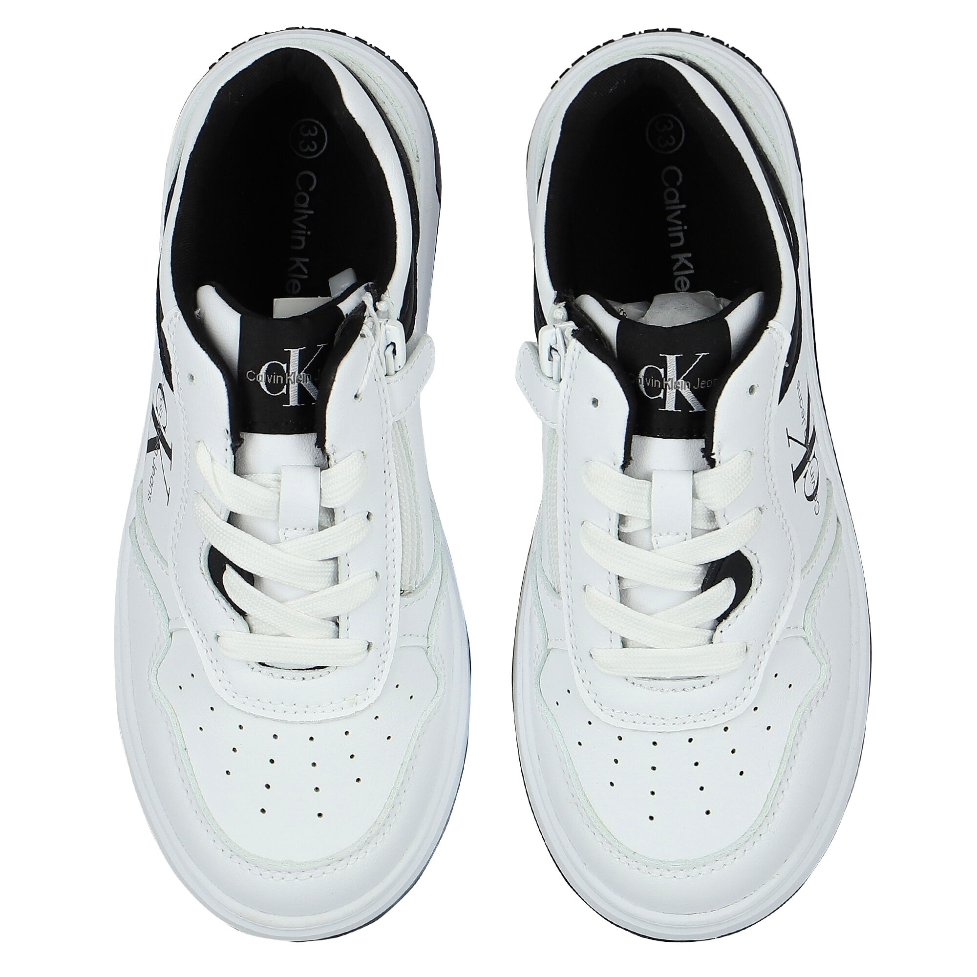 Calvin klein trainers white sales