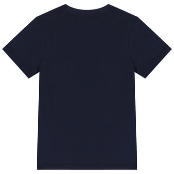 Boys Navy Logo T-Shirt