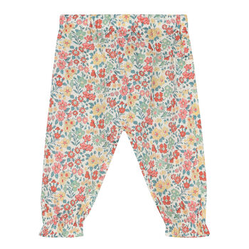 Younger Girls Multi-Color Floral Leggings