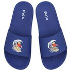 Boys Blue Teddy Bear Sliders, 1, hi-res