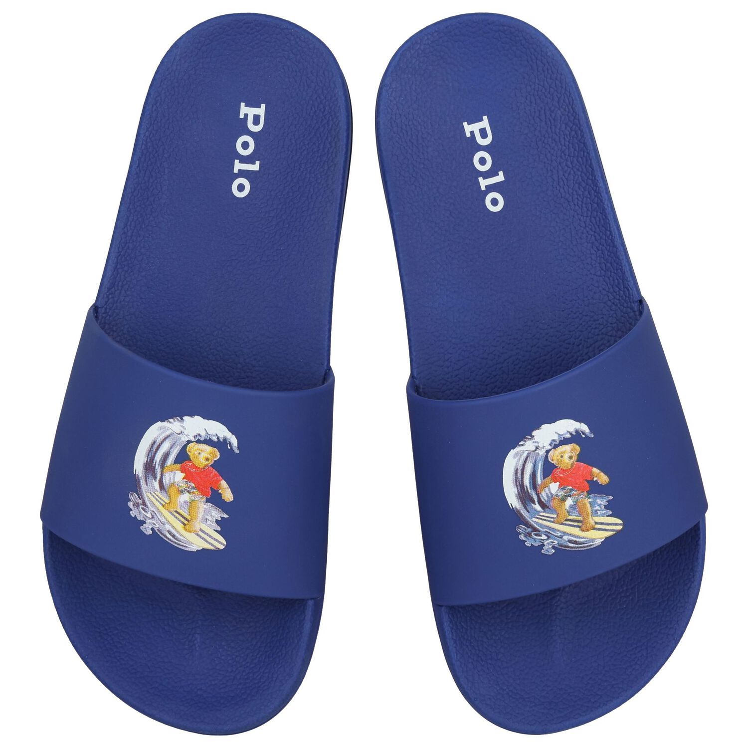 Boys Blue Teddy Bear Sliders, 1, hi-res