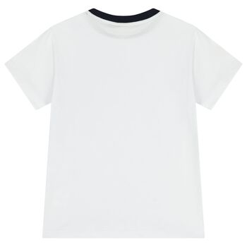 Boys White Logo T-Shirt