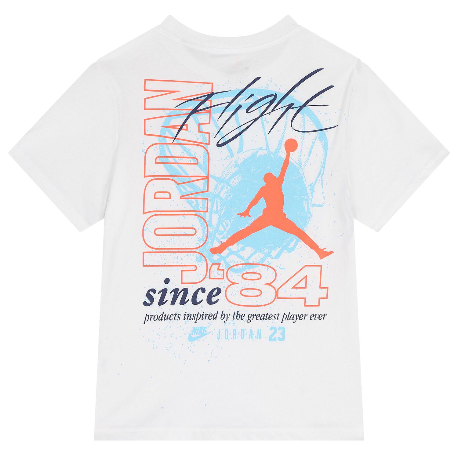 Boys White Jordan Logo T-Shirt , 1, hi-res