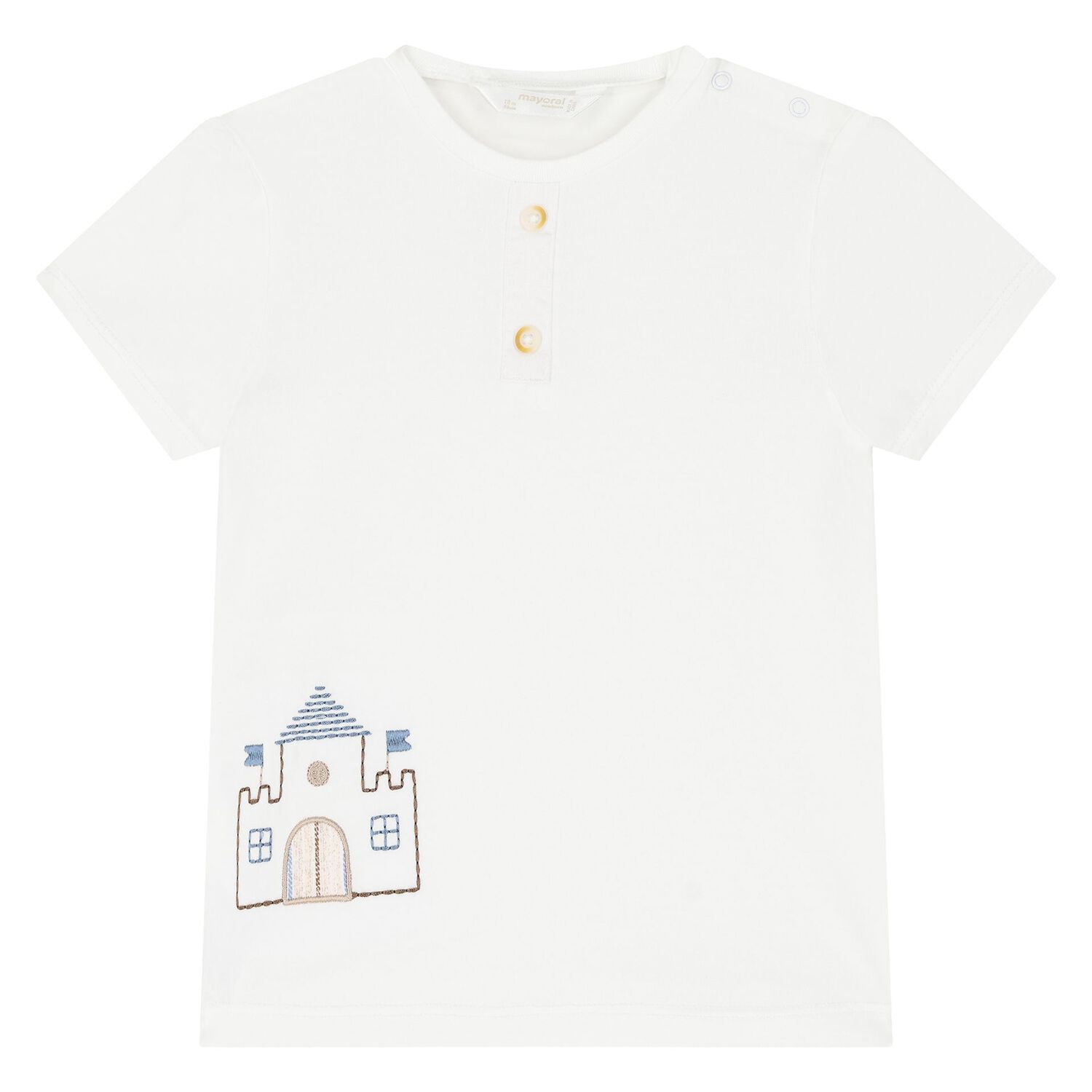 Baby Boys White & Blue Shorts Set ( 2-Pack ), 1, hi-res image number null