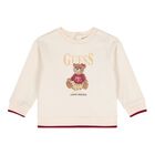 Baby Ivory & Burgundy Teddy Bear Skirt Set, 1, hi-res