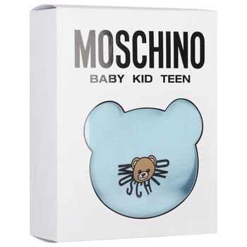 Blue Teddy Bear Logo Babygrow