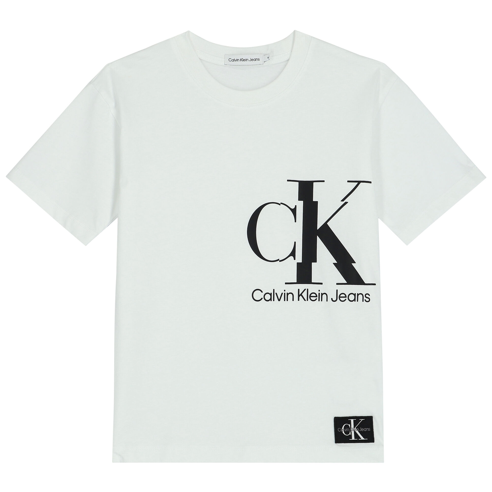 Calvin klein white t sales