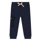Baby Boys Navy Blue Tracksuit, 1, hi-res