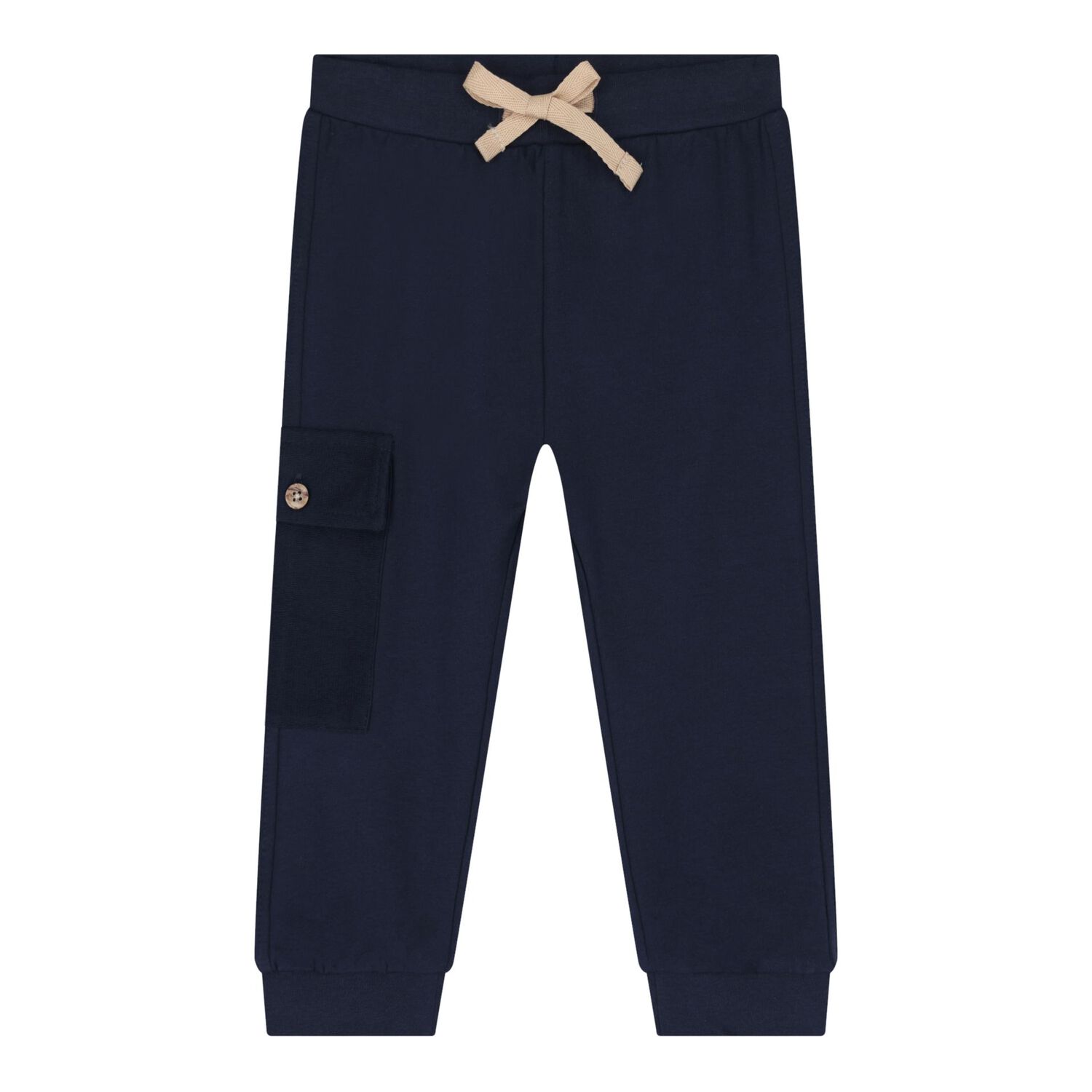 Baby Boys Navy Blue Tracksuit, 1, hi-res