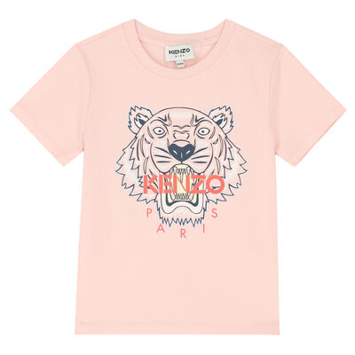 Girls Pink Tiger T-Shirt