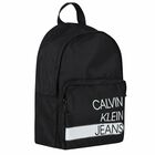 Black Logo Backpack, 1, hi-res