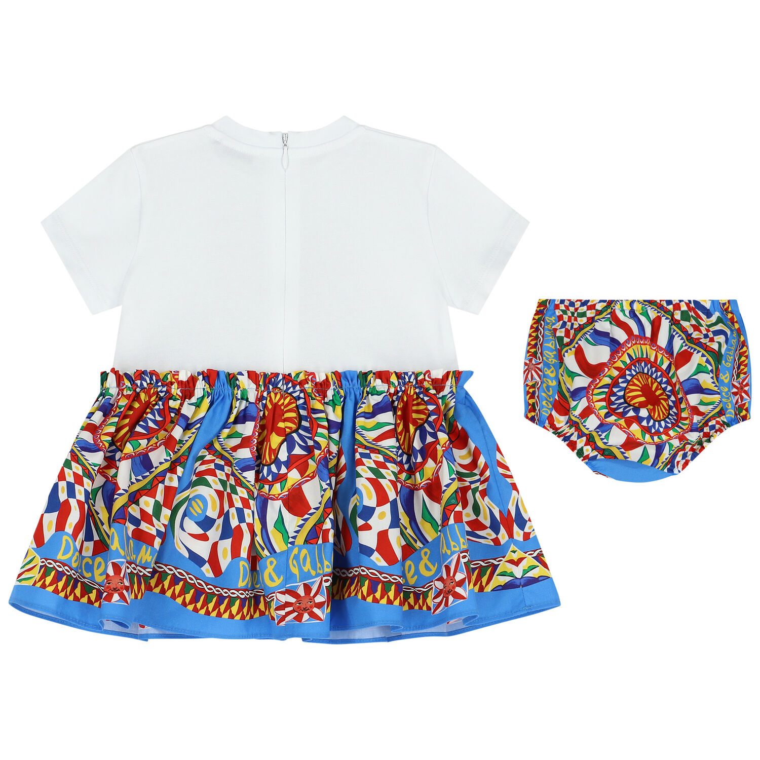 طقم فستان بنات كاريتو باللون الأبيض, 1, hi-res image number null