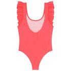 مايوه بنات ترتر باللون المرجاني, 1, hi-res